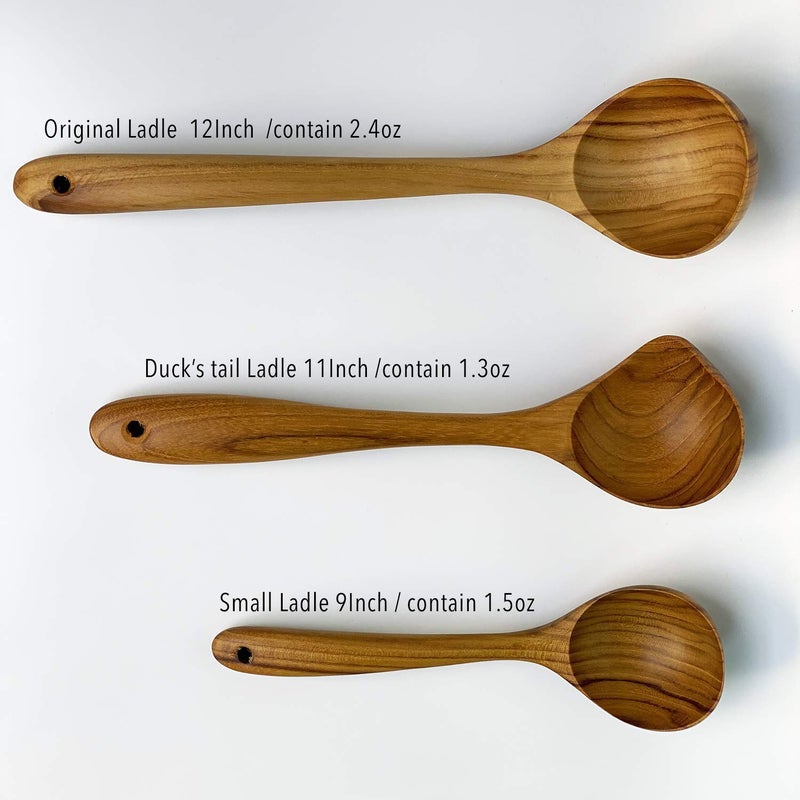 FAAY Small Serving Ladle | Eco Friendly Wooden Kitchen Tool - Image 4